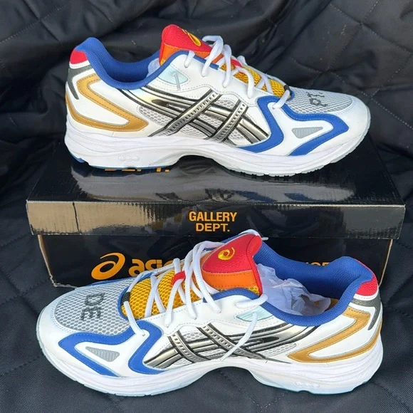 ASICS GEL-Kayano 14 x Gallery Dept White Pure Silver Sneakers